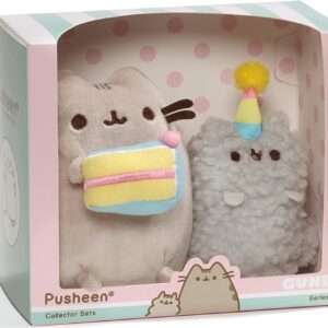 Set De Peluches Pusheen And Stormy Set De Cumpleaños Gund