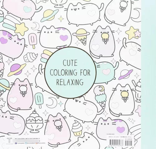 Libro Para Colorear Gato Pusheen Coloring Book Tamaño Grande - Imagen 2