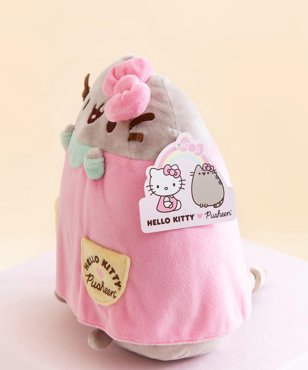 Peluche Gato Pusheen En Disfraz Hello Kitty 25cm Gund Nuevo - Imagen 4