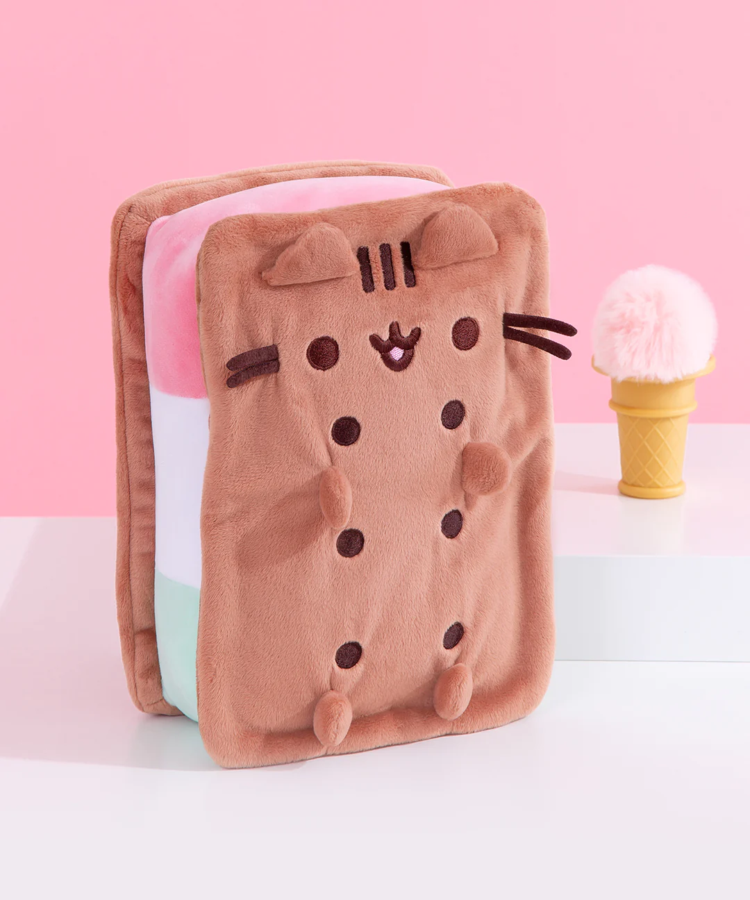 Peluche Gato Pusheen Cat Sandwich De Helado Napolitano Gund