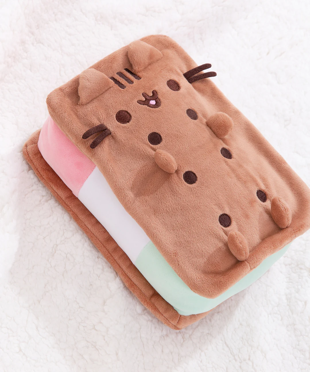 Peluche Gato Pusheen Cat Sandwich De Helado Napolitano Gund - Imagen 3