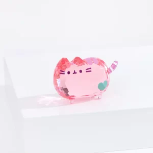 Figura De Gato Pusheen Rosa Corazón Enesco Facets Collection