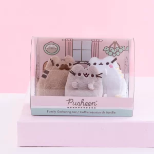 Set De Peluches Familia Pusheen Mama Y Papa Pusheen Cat Gund