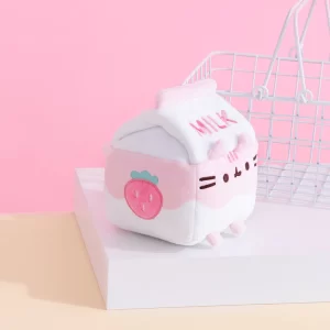 Peluche Gato Pusheen Cat Leche De Fresa Milk Plush Gund
