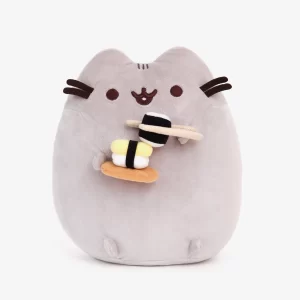 Peluche Gato Pusheen De Felpa Con Sushi Snack 25cm Gris Gund