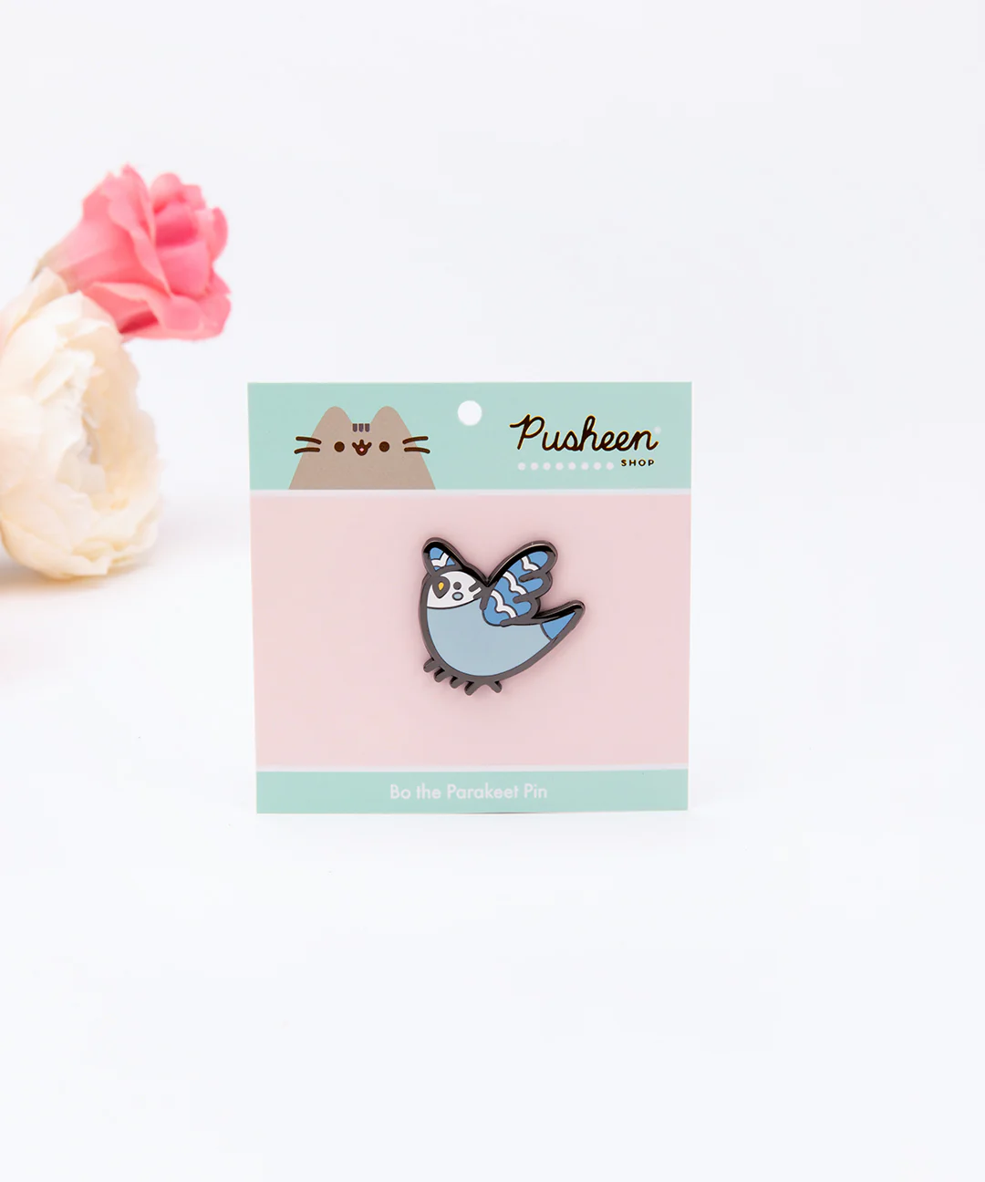 Pin Pusheen Bo El Periquito Mejores Amigos Parakeet Adorno - Imagen 3