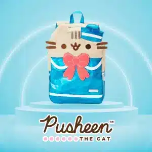 Mochila Gato Pusheen The Cat Marinero Azul Celeste Sailor
