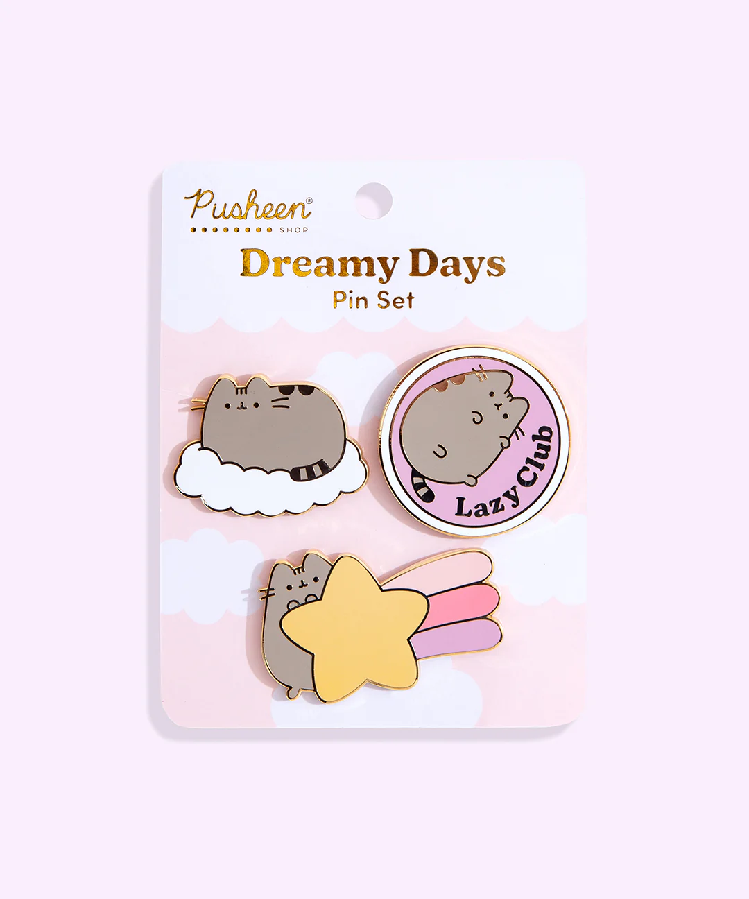 Conjunto De Pines Gato Pusheen The Cat Dreamy Days Pins Set