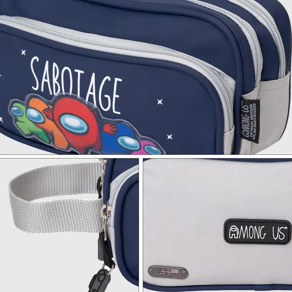 Lapicera Escolar Among Us Sabotage Azul Edicion Especial - Imagen 6