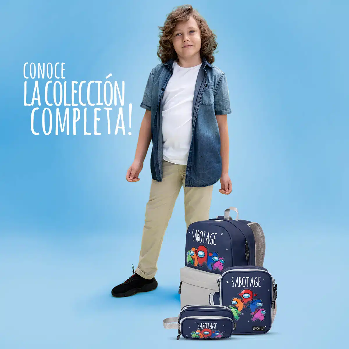 Lapicera Escolar Among Us Sabotage Azul Edicion Especial - Imagen 9