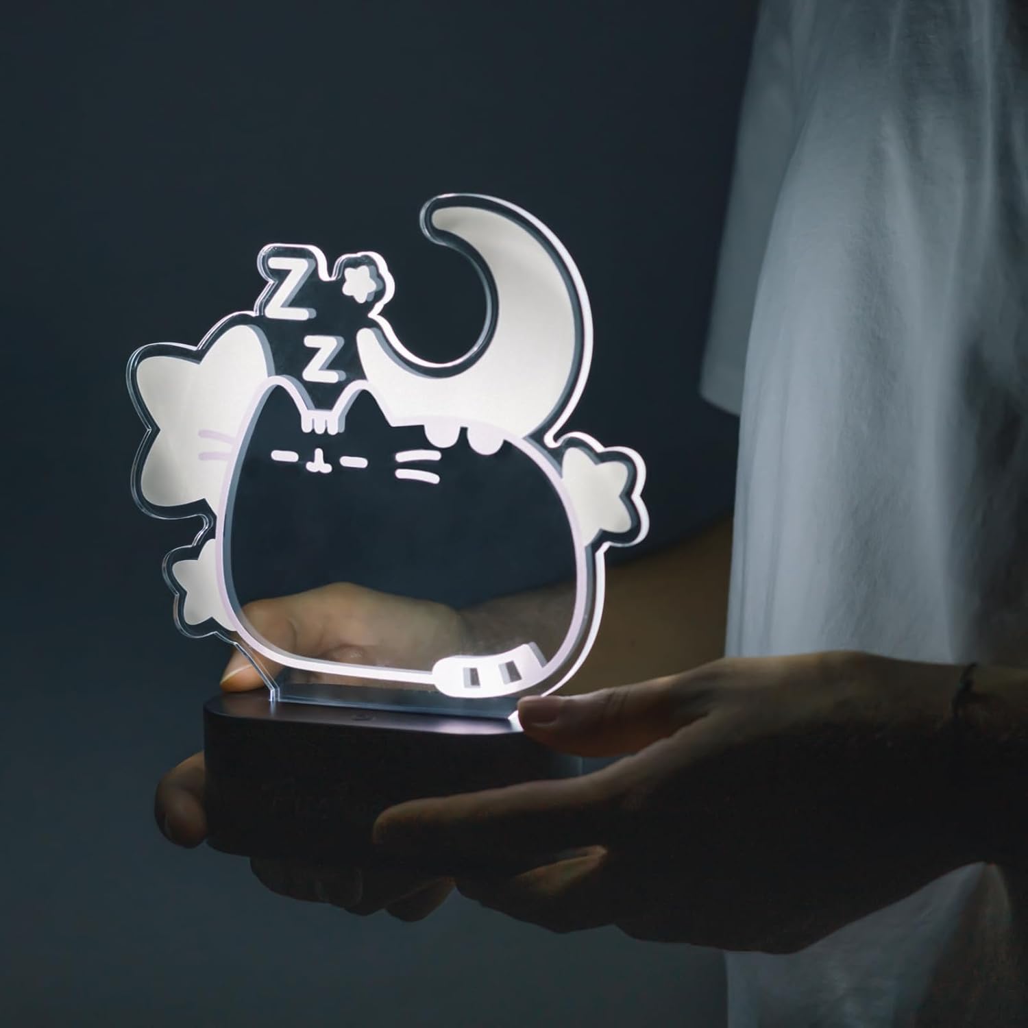 Lampara Led Gato Pusheen The Cat Usb O Pilas Luz Nocturna - Imagen 7