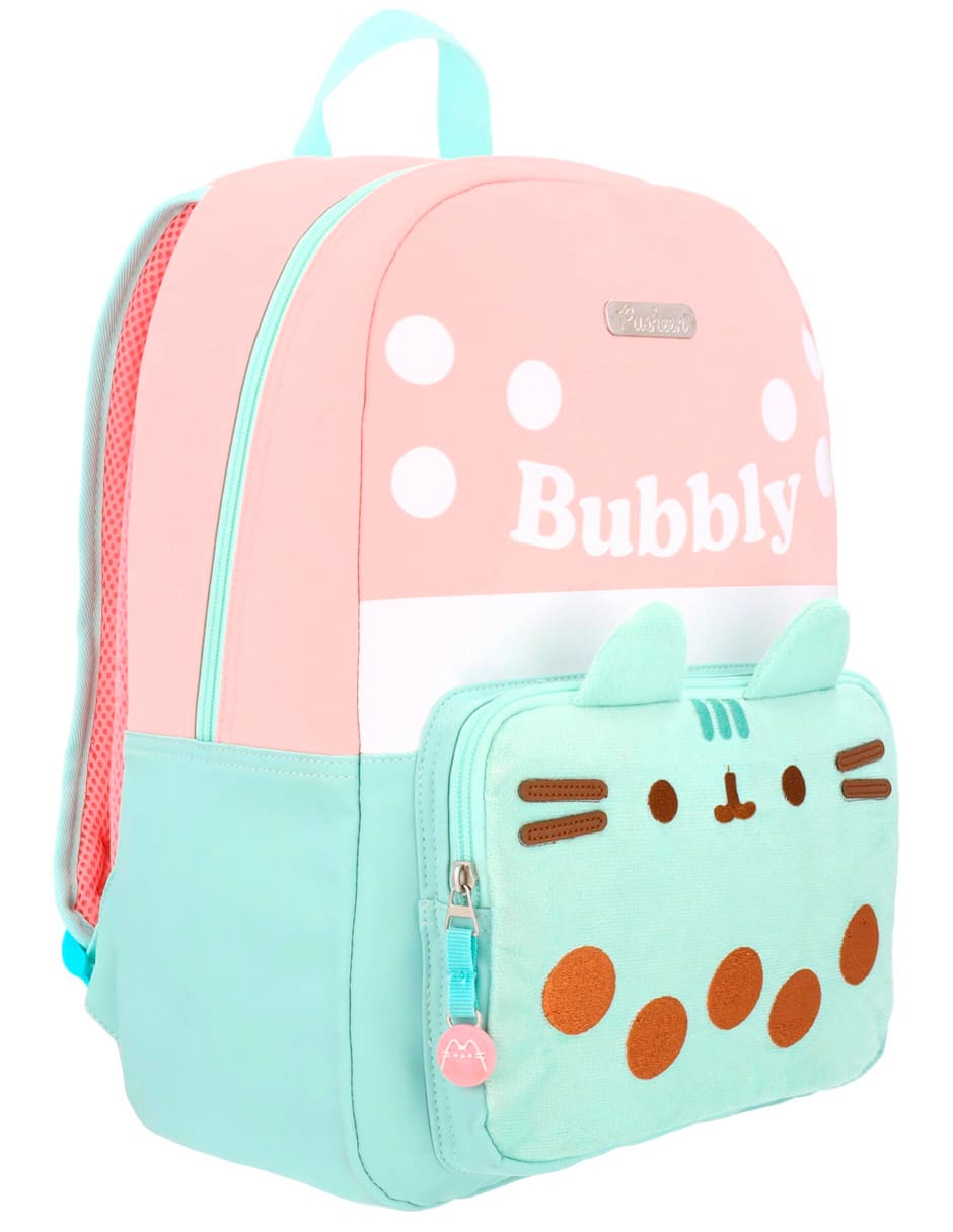 Mochila Escolar Gato Pusheen The Cat Boba Tea Taza De Te Bubbly - Imagen 3
