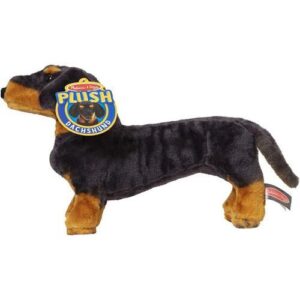Peluche De Perro Salchicha Realista Real Cafe Melissa & Doug Negro